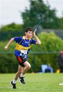 19 August 2017; Jack Sweeney of Newtowncashel, Co Longford, competing in the Boys U14 and O12 Javelin event during day 1 of the Aldi Community Games August Festival 2017 at the National Sports Campus in Dublin. Photo by Sam Barnes/Sportsfile