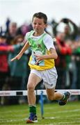 19 August 2017; Mark Gowing of Killeigh, Co Offaly, competing in the Boys U14 and O12 80m Hurdles event during day 1 of the Aldi Community Games August Festival 2017 at the National Sports Campus in Dublin. Photo by Sam Barnes/Sportsfile
