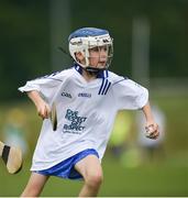 19 August 2017; Daniel Buckley, from Aglish-Ballinameela, Co Waterford, competes in the U11 Hurling event during day 1 of the Aldi Community Games August Festival 2017 at the National Sports Campus in Dublin. Photo by Cody Glenn/Sportsfile