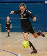 19 August 2017; Iseult Mí Mhathúna, from Fanad, Co Donegal, in action during the U13 Indoor Soccer during day 1 of the Aldi Community Games August Festival 2017 at the National Sports Campus in Dublin. Photo by Cody Glenn/Sportsfile