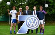 5 September 2017; In attendance launch of this year’s Volkswagen All-Ireland Senior Football Sevens are, from left, GAA Star Sean Kavanagh, David Byrne, Tournament secretary, Sean Fox, Chairman of Kilmacud Crokes Football, Nicholas Dunphy, Volkswagen Ireland and GAA Star Kevin Nolan. The tournament takes place on the 16th of September at Kilmacud Crokes. This year Volkswagen 7’S TV returns, providing match highlights throughout the day on Volkswagen Twitter page @VolkswagenIE #VW7sTV   Photo by Sam Barnes/Sportsfile