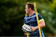4 September 2017; Ed Byrne of Leinster during squad training at UCD in Dublin. Photo by Ramsey Cardy/Sportsfile