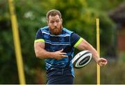 4 September 2017; Michael Bent of Leinster during squad training at UCD in Dublin. Photo by Ramsey Cardy/Sportsfile