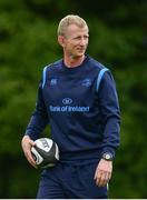 4 September 2017; Leinster head coach Leo Cullen during squad training at UCD in Dublin. Photo by Ramsey Cardy/Sportsfile