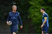 4 September 2017; Leinster head coach Leo Cullen during squad training at UCD in Dublin. Photo by Ramsey Cardy/Sportsfile