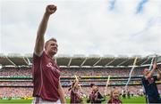 3 September 2017; Galway's Joe Canning watches on as captain David Burke lifts the Liam MacCarthy cup following the GAA Hurling All-Ireland Senior Championship Final match between Galway and Waterford at Croke Park in Dublin. Photo by Ramsey Cardy/Sportsfile