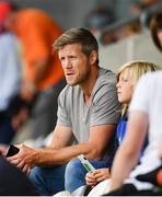 2 September 2017; Ireland forwards coach Simon Easterby with son Ffredi ahead of the Guinness PRO14 Round 1 match between Dragons and Leinster at Rodney Parade in Newport, Wales. Photo by Ramsey Cardy/Sportsfile