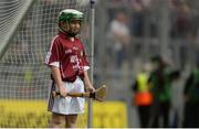 3 September 2017; Conan McPhillips of Tattygar PS, Lisbellaw, Co Fermanagh, representing Galway, during the INTO Cumann na mBunscol GAA Respect Exhibition Go Games at Galway v Waterford - GAA Hurling All-Ireland Senior Championship Final at Croke Park in Dublin. Photo by Piaras Ó Mídheach/Sportsfile