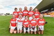 7 August 2017; Mini teams during the All Ireland Ladies Football Minor A Championship Final match between Cork v Galway at Bord Na Mona O'Connor Park, in Tullamore, Co. Offaly. Photo by Eóin Noonan/Sportsfile