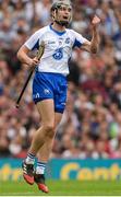 3 September 2017; Pauric Mahony of Waterford celebrates scoring a point during the GAA Hurling All-Ireland Senior Championship Final match between Galway and Waterford at Croke Park in Dublin. Photo by Piaras Ó Mídheach/Sportsfile