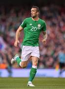 5 September 2017; Shane Duffy of Republic of Ireland during the FIFA World Cup Qualifier Group D match between Republic of Ireland and Serbia at the Aviva Stadium in Dublin. Photo by Brendan Moran/Sportsfile