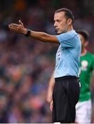 5 September 2017; Referee Cüneyt Çakir during the FIFA World Cup Qualifier Group D match between Republic of Ireland and Serbia at the Aviva Stadium in Dublin. Photo by Brendan Moran/Sportsfile