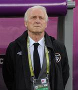 14 June 2012; Republic of Ireland manager Giovanni Trapattoni before the game. EURO2012, Group C, Spain v Republic of Ireland, Arena Gdansk, Gdansk, Poland. Picture credit: David Maher / SPORTSFILE