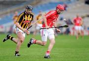 6 May 2012; Luke O'Farrell, Cork, in action against Jackie Tyrrell, Kilkenny. Allianz Hurling League Division 1 Final, Kilkenny v Cork, Semple Stadium, Thurles, Co. Tipperary. Picture credit: Matt Browne / SPORTSFILE