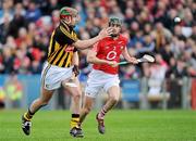 6 May 2012; Eoin Larkin, Kilkenny, in action against Stephen McDonnell, Cork. Allianz Hurling League Division 1 Final, Kilkenny v Cork, Semple Stadium, Thurles, Co. Tipperary. Picture credit: Matt Browne / SPORTSFILE