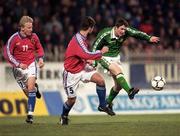 25 March 1998; Republic of Ireland's Robbie Keane in action during his International debut. Czech Republic v Republic of Ireland, Sigma, Stadium, Olomouc, Czech Republic. Picture credit: David Maher / SPORTSFILE