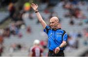 3 September 2017; Referee Seán Cleere during the Electric Ireland GAA Hurling All-Ireland Minor Championship Final match between Galway and Cork at Croke Park in Dublin. Photo by Piaras Ó Mídheach/Sportsfile