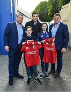 8 September 2017; Leinster fans with Jack McGrath, Robbie Henshaw and Tadhg Furlong in Autograph Alley ahead of the Guinness PRO14 Round 2 match between Leinster and Cardiff Blues at the RDS Arena in Dublin. Photo by Brendan Moran/Sportsfile