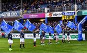 8 September 2017; Flagbearers from Portlaoise RFC at the Guinness PRO14 Round 2 at the Guinness PRO14 Round 2 match between Leinster and Cardiff Blues at the RDS Arena in Dublin. Photo by Ramsey Cardy/Sportsfile