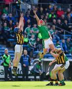 9 September 2017; Niall McMahon of Kilkenny, left, and Barry Nash of Limerick compete for possession during the Bord Gáis Energy GAA Hurling All-Ireland U21 Championship Final match between Kilkenny and Limerick at Semple Stadium in Thurles, Co Tipperary. Photo by Brendan Moran/Sportsfile