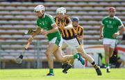 9 September 2017; Aaron Gillane of Limerick in action against Michael Cody of Kilkenny during the Bord Gáis Energy GAA Hurling All-Ireland U21 Championship Final match between Kilkenny and Limerick at Semple Stadium in Thurles, Co Tipperary. Photo by Brendan Moran/Sportsfile