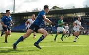 9 September 2017; David Ryan of Leinster runs in his side's fourth try during the U19 Interprovincial Series match between Leinster and Ulster at Donnybrook Stadium in Dublin. Photo by Cody Glenn/Sportsfile