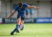 9 September 2017; David Ryan of Leinster kicks a conversion during the U19 Interprovincial Series match between Leinster and Ulster at Donnybrook Stadium in Dublin. Photo by Cody Glenn/Sportsfile