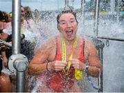 9 September 2017; Patricia Heffernan of Glenalbyn Masters after competing in the Jones Engineering 98th Dublin City Liffey Swim organised by Leinster Open Sea and supported by Jones Engineering, Dublin City Council and Swim Ireland. Photo by Sam Barnes/Sportsfile