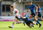 9 September 2017; Zach Kerr of Ulster is tackled by Ryan Baird of Leinster during the U19 Interprovincial Series match between Leinster and Ulster at Donnybrook Stadium in Dublin. Photo by Cody Glenn/Sportsfile