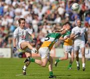 17 June 2012; Ollie Lyons, Kildare, in action against Brian Darby, Offaly. Leinster GAA Football Senior Championship Quarter-Final, Offaly v Kildare, O'Moore Park, Portlaoise, Co. Laois. Picture credit: Barry Cregg / SPORTSFILE