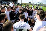 17 June 2012; Kildare manager Kieran McGeeney speaks with his players after the game. Leinster GAA Football Senior Championship Quarter-Final, Offaly v Kildare, O'Moore Park, Portlaoise, Co. Laois. Picture credit: Matt Browne / SPORTSFILE