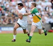 17 June 2012; Mikey Conway, Kildare, in action against Brian Darby, Offaly. Leinster GAA Football Senior Championship Quarter-Final, Offaly v Kildare, O'Moore Park, Portlaoise, Co. Laois. Picture credit: Matt Browne / SPORTSFILE