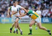 17 June 2012; Michael Foley, Kildare, in action against Alan McNamee, Offaly. Leinster GAA Football Senior Championship Quarter-Final, Offaly v Kildare, O'Moore Park, Portlaoise, Co. Laois. Picture credit: Matt Browne / SPORTSFILE