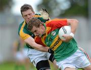 10 June 2012; Sean Gannon, Carlow, in action against Kevin Reilly, Meath. Leinster GAA Football Senior Championship, Quarter-Final, Meath v Carlow, O'Connor Park, Tullamore, Co. Offaly. Picture credit: Matt Browne / SPORTSFILE