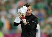 18 June 2012; Republic of Ireland goalkeeper Shay Given during the game. EURO2012, Group C, Republic of Ireland v Italy, Municipal Stadium Poznan, Poznan, Poland. Picture credit: David Maher / SPORTSFILE