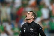 18 June 2012; Republic of Ireland goalkeeper Shay Given during the game. EURO2012, Group C, Republic of Ireland v Italy, Municipal Stadium Poznan, Poznan, Poland. Picture credit: David Maher / SPORTSFILE