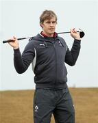 19 June 2012; Ireland's Andrew Trimble during a round of golf on squad activity day ahead of their Steinlager Series 2012 3rd test, game against New Zealand on Saturday. Ireland Rugby Squad Activity Day, The Hills Golf Club, Queenstown, New Zealand. Picture credit: Dianne Manson / SPORTSFILE
