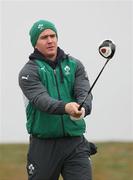 19 June 2012; Ireland's Eoin Reddan during a round of golf on squad activity day ahead of their Steinlager Series 2012 3rd test, game against New Zealand on Saturday. Ireland Rugby Squad Activity Day, The Hills Golf Club, Queenstown, New Zealand. Picture credit: Dianne Manson / SPORTSFILE