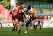 9 September 2017; Alex Wootton of Munster is tackled by Makazole Mapimpi of Cheetahs during the Guinness PRO14 Round 2 match between Munster and Cheetahs at Thomond Park in Limerick. Photo by Diarmuid Greene/Sportsfile