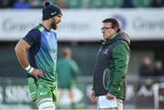 9 September 2017; Connacht head coach Kieran Keane, right, and captain John Muldoon prior to the Guinness PRO14 Round 2 match between Connacht and Southern Kings at The Sportsground in Galway. Photo by Seb Daly/Sportsfile