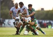 9 September 2017; Khay Majola of Southern Kings is tackled by Jarrad Butler, left, and John Muldoon of Connacht during the Guinness PRO14 Round 2 match between Connacht and Southern Kings at The Sportsground in Galway. Photo by Seb Daly/Sportsfile