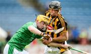 9 September 2017; Paudie Ahern of Limerick in action against Conor Delaney of Kilkenny during the Bord Gáis Energy GAA Hurling All-Ireland U21 Championship Final match between Kilkenny and Limerick at Semple Stadium in Thurles, Co Tipperary. Photo by Piaras Ó Mídheach/Sportsfile