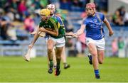 9 September 2017; John Buckley of Kerry in action against Padraig Doyle of Wicklow during the Bord Gáis Energy GAA Hurling All-Ireland U21 B Championship Final match between Kerry and Wicklow at Semple Stadium in Thurles, Co Tipperary. Photo by Piaras Ó Mídheach/Sportsfile