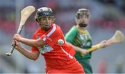 10 September 2017; Linda Collins of Cork during the Liberty Insurance All-Ireland Intermediate Camogie Championship Final match between Cork and Meath at Croke Park in Dublin. Photo by Piaras Ó Mídheach/Sportsfile