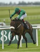 10 September 2017; Shamreen, with Pat Smullen up, on their way to winning the Moyglare &quot;Jewels&quot; Blandford Stakes during the Longines Irish Champions Weekend 2017 at The Curragh Racecourse in Co Kildare. Photo by Cody Glenn/Sportsfile