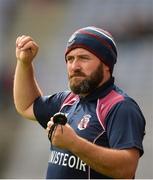 10 September 2017; Westmeath manager Johnny Greville during the closing stages of the Liberty Insurance All-Ireland Premier Junior Camogie Championship Final match between Dublin and Westmeath at Croke Park in Dublin. Photo by Piaras Ó Mídheach/Sportsfile