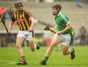 9 September 2017; Peter Casey of Limerick in action against Conor Delaney of Kilkenny during the Bord Gáis Energy GAA Hurling All-Ireland U21 Championship Final match between Kilkenny and Limerick at Semple Stadium in Thurles, Co Tipperary. Photo by Brendan Moran/Sportsfile