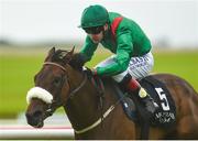 10 September 2017; Shamreen, with Pat Smullen up, on their way to winning the Moyglare &quot;Jewels&quot; Blandford Stakes during the Longines Irish Champions Weekend 2017 at The Curragh Racecourse in Co Kildare. Photo by Cody Glenn/Sportsfile