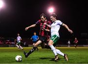 9 September 2017; Kieran Sadlier of Cork City in action against Noel Haverty of Longford Town during the Irish Daily Mail FAI Cup Quarter-Final match between Longford Town and Cork City at The City Calling Stadium in Longford. Photo by Stephen McCarthy/Sportsfile