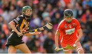 10 September 2017; Gemma O'Connor of Cork in action against Denise Gaule of Kilkenny during the Liberty Insurance All-Ireland Senior Camogie Final match between Cork and Kilkenny at Croke Park in Dublin. Photo by Piaras Ó Mídheach/Sportsfile